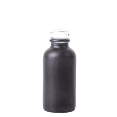 Skleněná lahvička černá MAT ROSE 50ml - 1