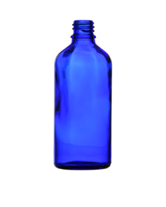 Skleněná lahvička CLARI modrá 100ml