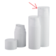 Airless lahvička 150ml bílá, víčko transparent POLPA - 1/2
