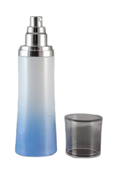 Skleněná lahvička modro-bílá 100ml - 1