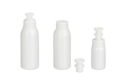 Lahvička plastová bílá 4ml - 1