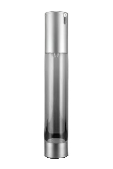 Airless lahvička čirá se stříbrnými detaily 20ml - 1