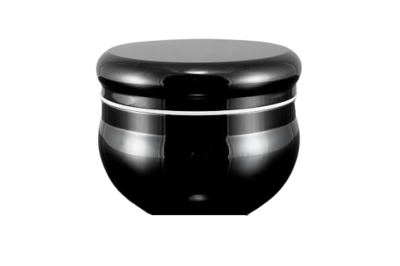Hliníkový kelímek dvoustěnný 50ml černý - 1