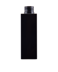 Plastová lahvička černá krychlová 100ml