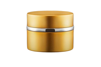 Hliníkový kelímek 50ml dvoustěnný zlatý - 1