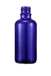 Skleněná lahvička SOFI modrá 50ml - 1