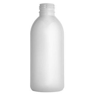 Plastová lahvička PETE  250ml - bílá 28/410