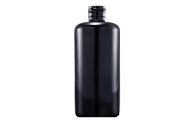 Skleněná lahvička černá 200ml - 1