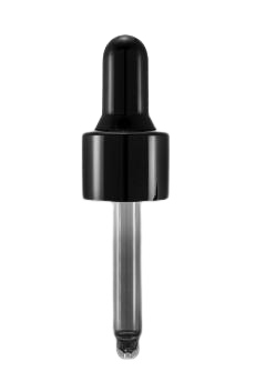 Pipeta černá ALU / sklo 10ml 18/410 50mm - 1
