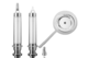 Airless lahvička bílá 10ml ve tvaru injekční stříkačky - 1/2
