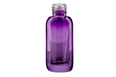 Skleněná lahvička fialová 30ml - 1