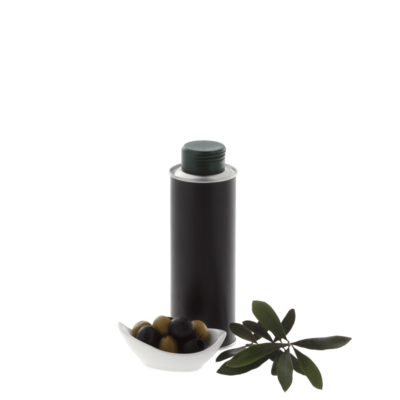 Plechová lahvička 250ml černá