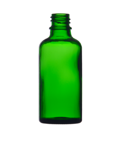 Skleněná lahvička CLARI zelená 50ml