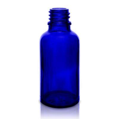Skleněná lahvička modrá 30ml - 1
