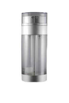Airless lahvička čirá se stříbrnými detaily 2x15ml - 1