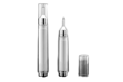 Airless lahvička bílá 10ml ve tvaru injekční stříkačky - 1