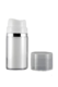 Airless lahvička bílá se stříbrným proužkem 80ml - 1/2