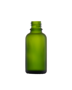 Skleněná lahvička CLARI zelená matná 30ml