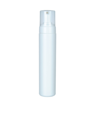 Plastová lahvička HDPE 250ml bílá + zpěňovač