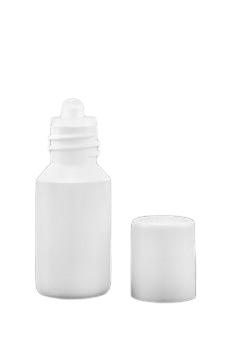 Lahvička plastová bílá 2ml - 1
