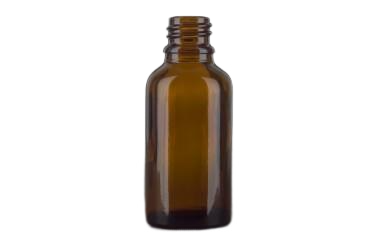 Skleněná lahvička SOFI hnědá 15ml - 1
