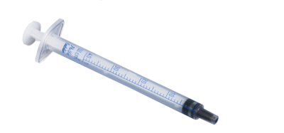 Trojdílná inzulínová injekční stříkačka 1ml