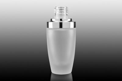 Skleněná lahvička LUX - ledové sklo 30ml - 2