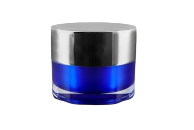 Akrylový kelímek 5ml modrý se stříbrným víčkem - 2