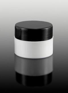 Kosmetický kelímek 5ml - bílý kelímek, černé víčko - 2