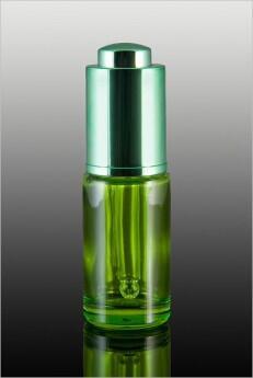 Skleněná lahvička zelená 15ml - 2