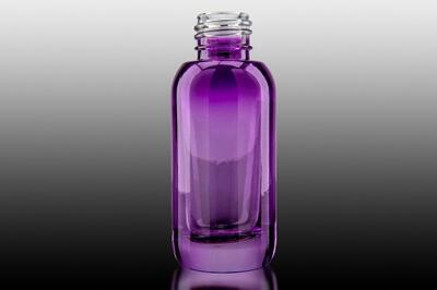 Skleněná lahvička fialová 30ml - 2