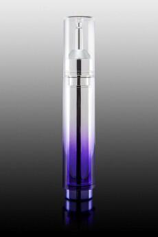 Airless lahvička 15ml stříbrno-fialová - 2