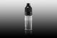 Plastová lahvička LIQUID PET  transparent 10ml , černé víčko - 2/2