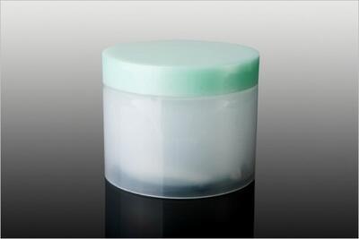 Akrylový kelímek 40ml bílý se zeleným víčkem - 2