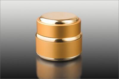 Hliníkový kelímek dvoustěnný 50ml - zlatý - 2