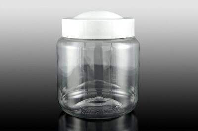 Plastový kelímek 250ml čirý s bílým víčkem - 2