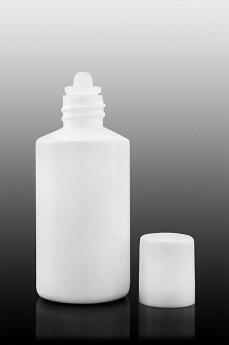 Lahvička plastová bílá 30ml - 2