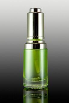 Skleněná lahvička zelená 20ml - 2