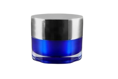 Akrylový kelímek 5ml modrý se stříbrným víčkem - 3